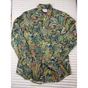 MC2 SAINT BARTH 100% COTTON LONG SLEEVE BUTTON DOWN SHIRT MADE IN MILANO/ITALY
